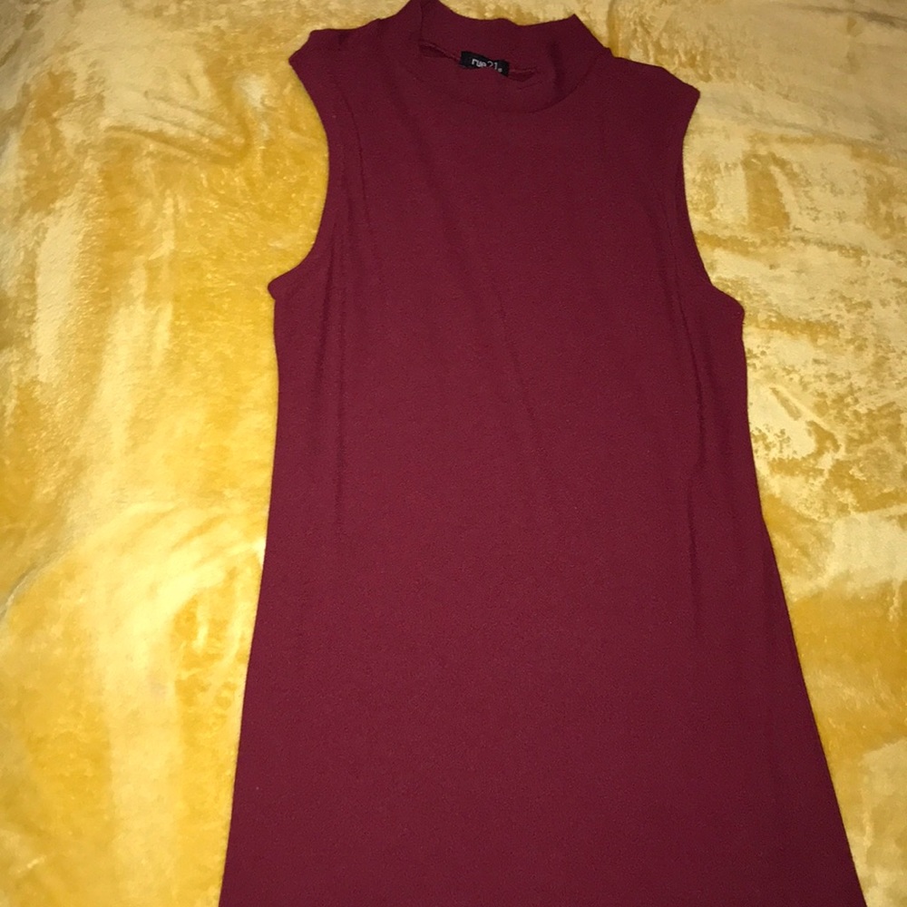 Maroon long dress